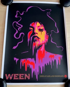 Ween Poster 7.9.2009 Lupo's Providence RI Todd Slater Print #118/200 BOOGNISH - Bild 1 von 13