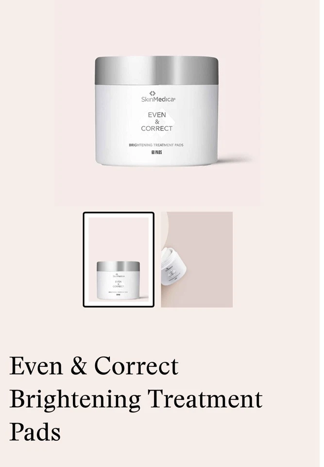 Almohadillas de tratamiento iluminadoras uniformes y correctas SkinMedica 60 tratamiento para la piel Foto 1 de 3