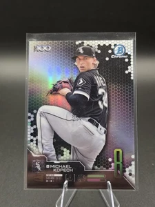 2019 Bowman Chrome Top 100 Michael Kopech #8 Refractor - Picture 1 of 2