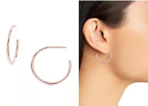 Neu mit Etikett $ 50 Gorjana kleine hellbraune Reifen 1" 18K rosévergoldet 193-009 - Bild 1 von 4