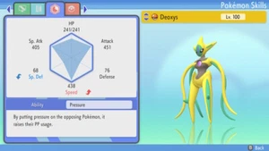 Pokemon Diamante Brillante Perla Brillante BDSP - Brillante 6IV Max EV Deoxys Attack - Imagen 1 de 4