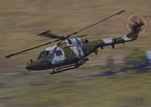 Tarjeta en blanco de cumpleaños del Cuerpo Aéreo del Ejército Westland Lynx día del padre - Imagen 1 de 1