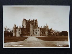 Scotland GLAMIS CASTLE c1930s RP Postcard by Valentine - Picture 1 of 2