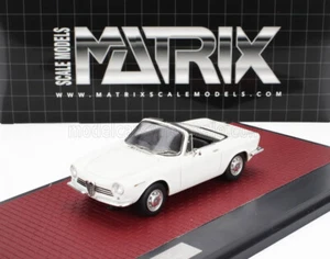 MX40102-142 ALFA ROMEO GIULIA GT CABRIOLET SPIDER Prototype 1963 au 1/43 MATRIX - Imagen 1 de 2