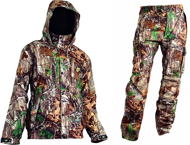 Scent Blocker Outfitter Camo Hunting Suit Jacket & Pants, RTX, Med,  MSRP $420 - Image 1 of 1