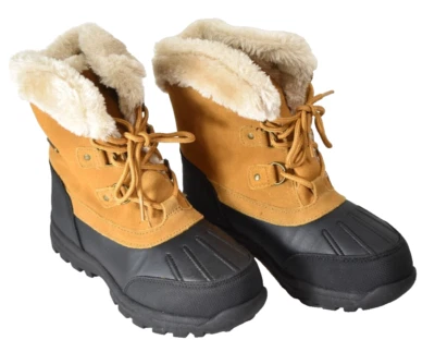 Women's Lugz Tan & Black Faux Fur Lined Snow Boots  Size 5.5   NWOB - Image 1 of 4