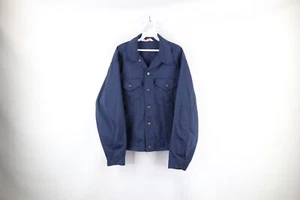 Vintage 70s Levis Big E Mens 48 Ribbed Type III Denim Trucker Jacket Blue USA - Picture 1 of 9