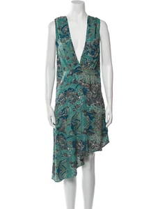 New NWT Women's Zadig & Voltaire Root Robe Sleeveless Dress Asymmetrical Size M - Picture 1 of 7