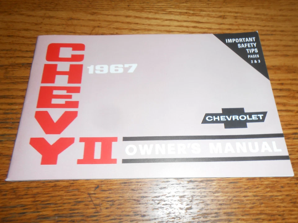 Chevrolet Chevy II 1967/Nova/SS manual del propietario/Chevy Nova 67 Foto 1 de 1