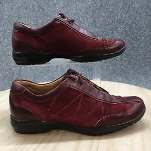 Sofft Schuhe Damen 8 M Freizeit Turnschuhe Burgunder Leder Schnürung rund 1019902 - Bild 1 von 11