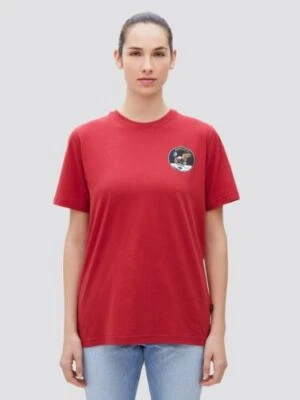 Alpha Industries T-Shirt Apollo Black, Red, Charcoal Heather Cotton UTA49000G1 - Image 1 of 4