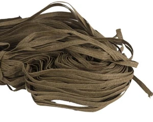 Khaki Braid Trim - Woven Ribbon 9mm Millinery Hats Making Crafts Aussie Seller - Picture 1 of 2