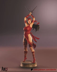 Elektra Daredevil 1:6/1:8/1:10/1:12 (3D) Printed Model Kit - Picture 1 of 16
