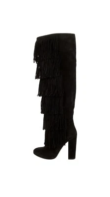 Замшевые сапоги до колена с заостренным носком Paul Andrew размер 7/IT 37 - Изображение 1 из 4