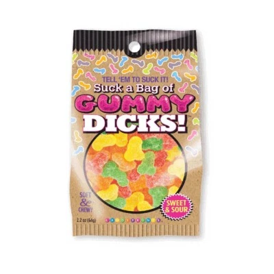 LITTLE GENIE Candy Suck a Bag of Gummy Dicks! Penis shaped Candy