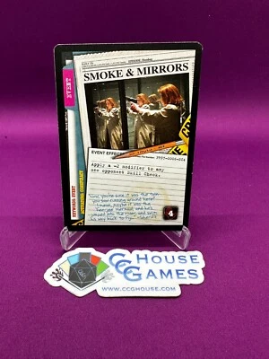 The X-Files CCG Smoke & Mirrors Magazine Promo Event Card Fox *CCGHouse* - Image 1 of 2