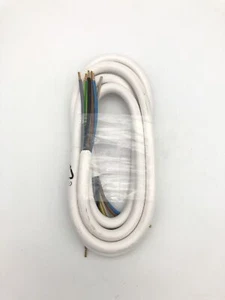 Przewód przyłączeniowy kuchenki UNITEC 2m, H05VV-F 5G 2,5mm2, biały, testowany przez VDE - Zdjęcie 1 z 3