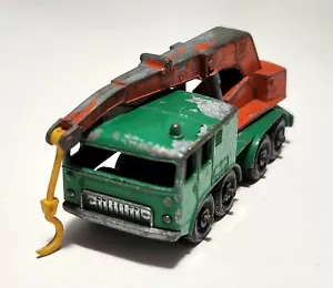 LESNEY MATCHBOX NO. 30 8 WHEEL CRANE TRUCK 1965 MADE IN ENGLAND - Picture 1 of 5
