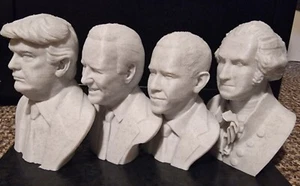 Presidents of the USA 110-125mm busts Washington Obama Biden Trump political man - Picture 1 of 10