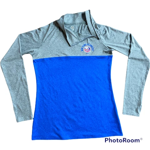 NHL New York Islanders Women 1/4 pullover Long sleeve Officially Licensed  Md Cover