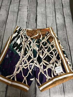 Pantalones cortos Mitchell & Ness Big Face Net medianos al por menor nuevos con etiquetas $80 Foto 1 de 4