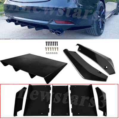 For Honda Accord Rear Diffuser + Rear Spats Splitter Bumper Spoiler Chin Lip A+ Foto 1 de 4