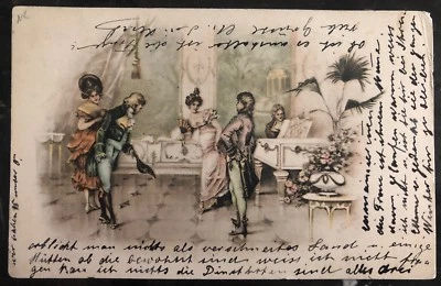 1915 Rumania Postal Cubierta Censurada a Zurich Suiza Danza Formal Foto 1 de 2