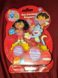Dora the Explorer and Boots Star Stampers Stamp Set Rare Vintage 2005 New NIP - Picture 1 of 2