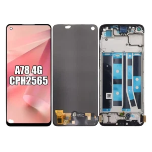 Pour OPPO A78 4G CPH2565 CPH2579 LCD Display Touch Screen Digitizer Replacement - Photo 1 sur 5