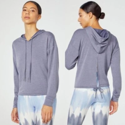 Sudadera con capucha suéter deportivo Wildfox Shayla en sombra de noche talla mediana Foto 1 de 4