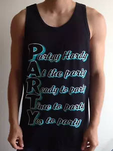 Partyy Hardy Tank Top Clothing Apparel Graphic Shirt Party - Picture 1 of 20
