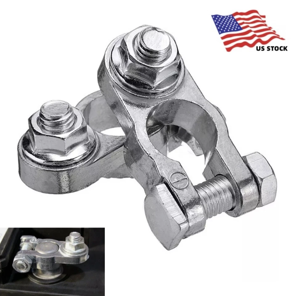 Комплект зажимов клемм верхних стоек клемм аккумуляторов для автомобилей - Изображение 1 из 4