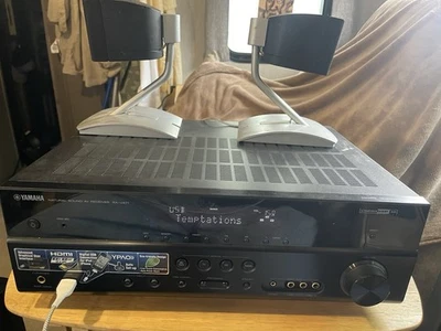 Yamaha Black Natural Sound RX-V471 DSP 3D HDMI AV Receiver - Image 1 of 4