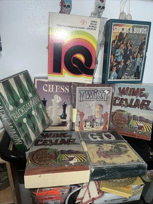 Lot 8 Vintage 1960's 3M Book Shelf Games Chess,Stocks Bond,  See Pictures - Image 1 of 4