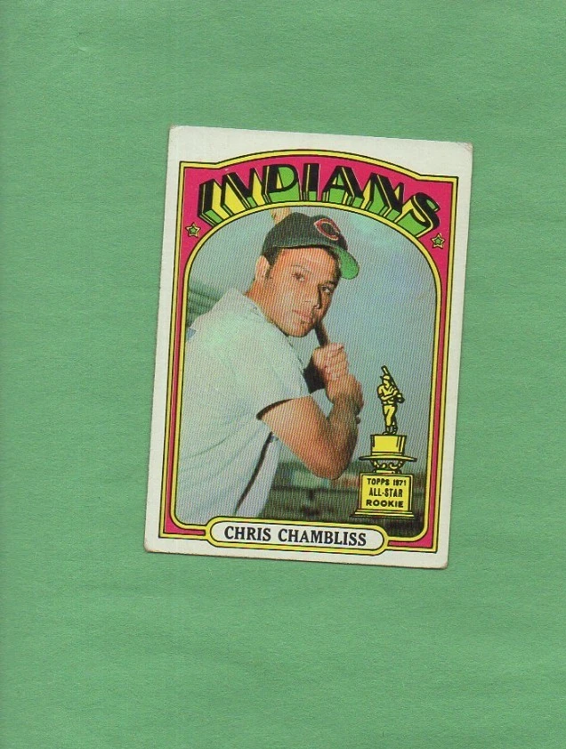 Набор бейсбольных карточек 1972 Topps CHRIS CHAMBLISS дебютант No 30 - Изображение 1 из 1