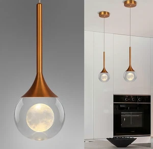 Mond Kristall Pendelleuchte Leuchte Hängelampe dimmbar Mini LED - Bild 1 von 4