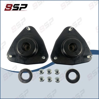 Pair Front Upper Strut Mount w/Bearing For 1997-2005 Mitsubishi Lancer Mirage - Image 1 of 4