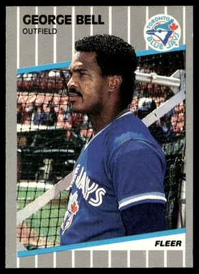 1989 Fleer George Bell Toronto Blue Jays #226 - Image 1 of 2