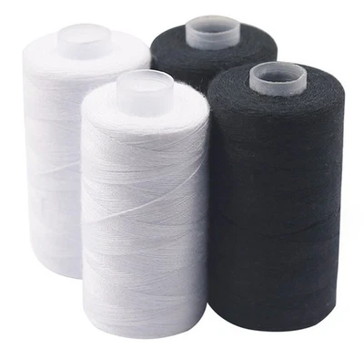 (0,04 EUR/10 m) Nähgarn 4 Spulen Nähfaden Set Nähmaschine Garn Polyester 2000m - Bild 1 von 3