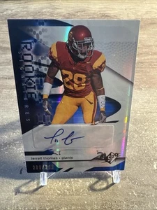 2008 SPx - Rookie Signatures Terrell Thomas Card #224 /399 (AU, RC) Free Ship - Picture 1 of 3