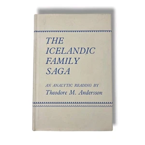 The Icelandic Family Saga : An Analytic Reading by Theodore Andersson Hardcover - Foto 1 di 10
