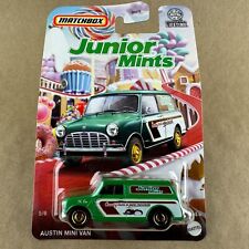 Matchbox 2024 Candy Series Austin Mini Van Junior Mints 5/6 1:64 Diecast Car