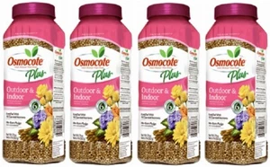 4 Osmocote Plus 274250 Smart Time Released Outdoor Indoor Plant Food Fertilizer - Picture 1 of 8