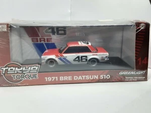 Greenlight Datsun 510 bre tokyo torque 1971 1/43 (sousblister) - Foto 1 di 2