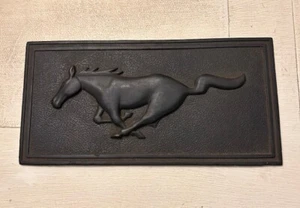 Ford Mustang black plastic rectangular item approximately 5 inches by 10 inches - Picture 1 of 2