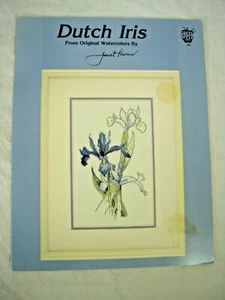 "Dutch Iris" - from original art by Janet Powers - Green Apple Co. pattern #589 - Picture 1 of 4