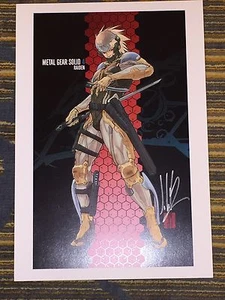 Wondercon Metal Gear Solid Raiden 2016 impresión artística nocturna de Jeff Martinez 13x19 - Imagen 1 de 1