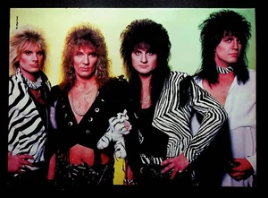 1987 White Tiger 80s Hair Rock Band Photo 2 Page Vintage Print Article - Picture 1 of 2