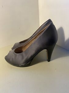 Party Shoes UK 4 Eu 36 By PacoGil Midnight Blue Heeled Leather Sole TC001