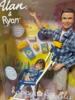 2002 Happy Family Dolls ALAN & RYAN Dad & Son Mattel #56710 NEW NRFB